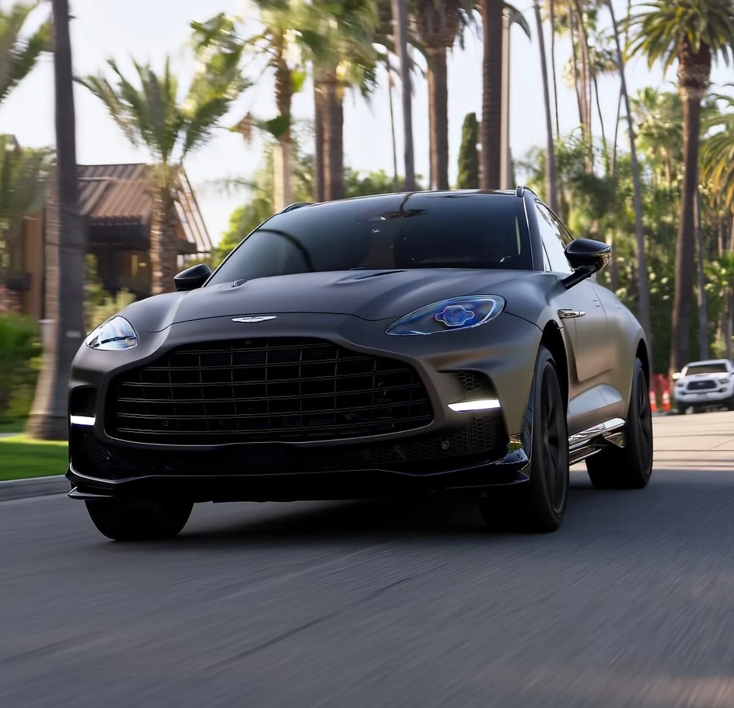 Aston Martin DBX 707 detail relevant to residence and condo car delivery on RENT MIAMI LUXURY