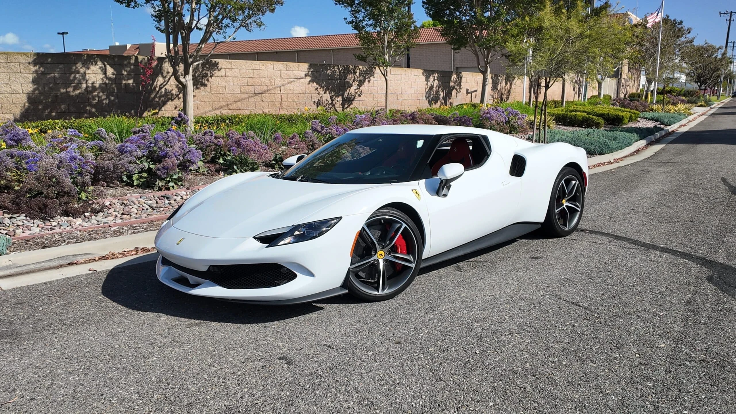 Ferrari 296 GTB exterior for hybrid supercar rentals
