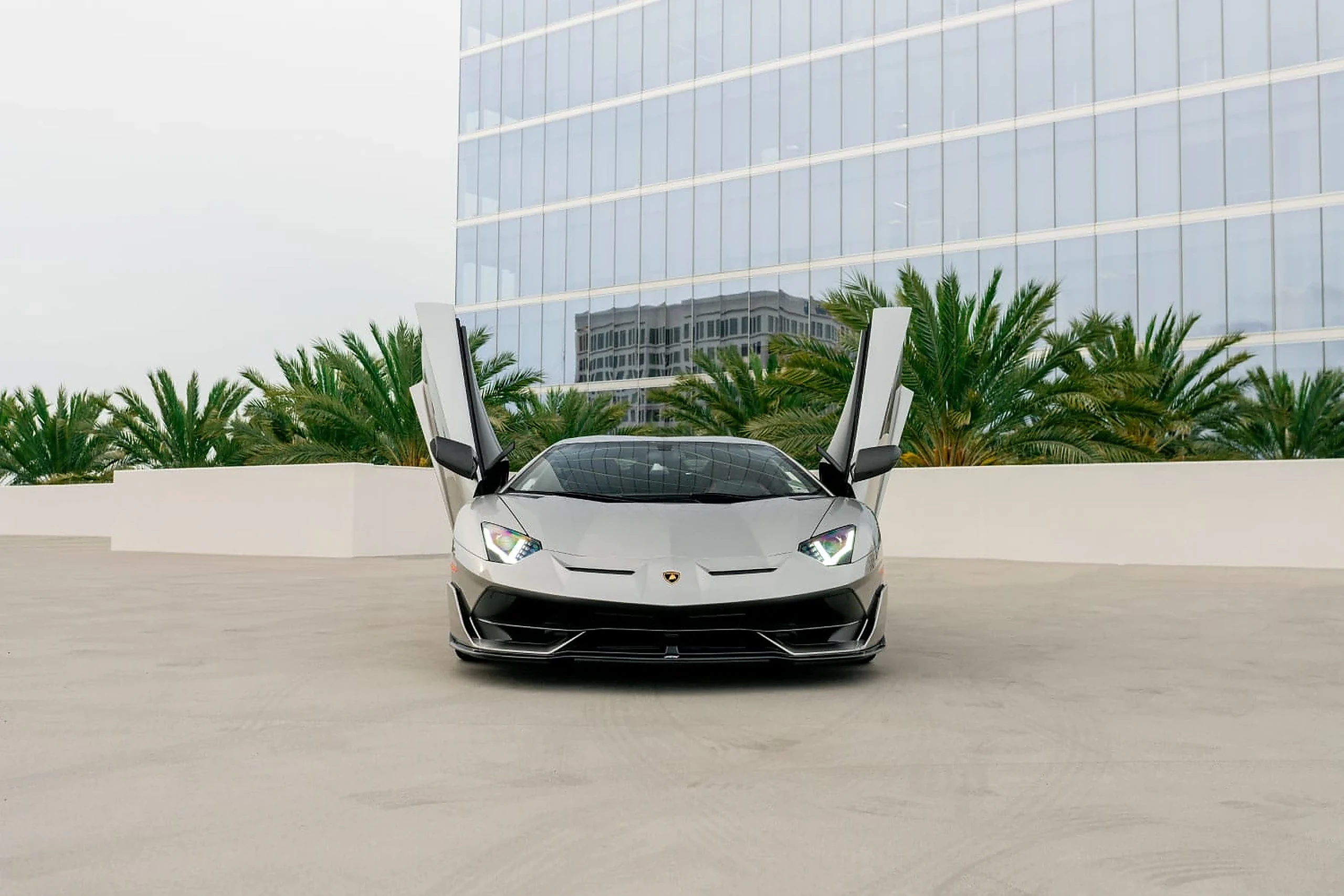 Lamborghini Aventador SVJ detail relevant to miami event-venue car delivery on RENT MIAMI LUXURY