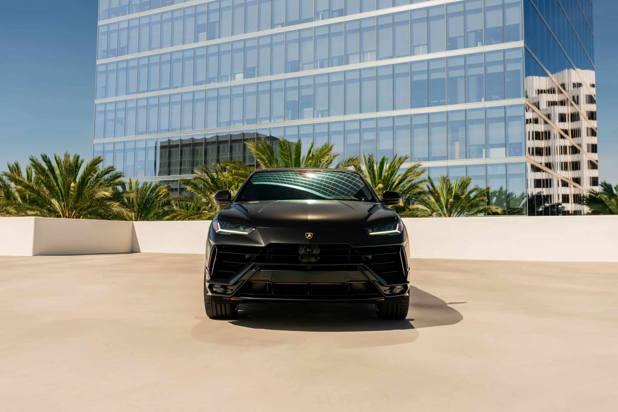 Lamborghini Urus S detail relevant to miami boat-show luxury car rentals on RENT MIAMI LUXURY
